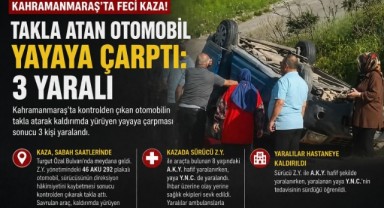 Kahramanmaraş’ta Feci Kaza! 