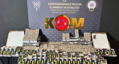 Kahramanmaraş’ta narkotik ve kaçakçılık operasyonu: 2 tutuklama..