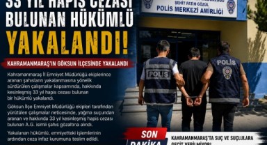 33 yıldır aranıyordu Göksun’da yakalandı