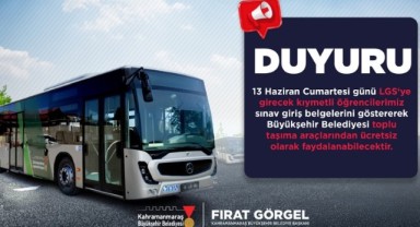 Büyükşehir’den LGS Günü Öğrenci ve Velilere Tam Destek...