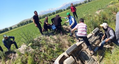 Kahramanmaraş’ta Otomobil Sulama Kanalına Uçtu: 4 Yaralı