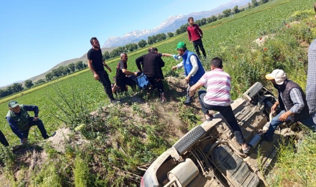 Kahramanmaraş’ta Otomobil Sulama Kanalına Uçtu: 4 Yaralı