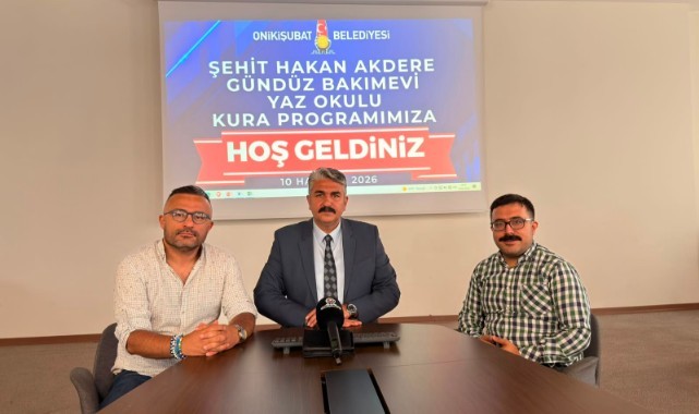 Onikişubat Belediyesi’nin ‘Minik Kalpler Yaz Okulu’nda kuralar çekildi