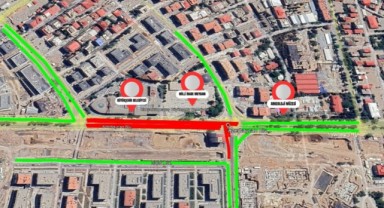 Sürücülerin Dikkatine; Azerbaycan Bulvarı’nda Geçici Trafik Düzenlemesi! 