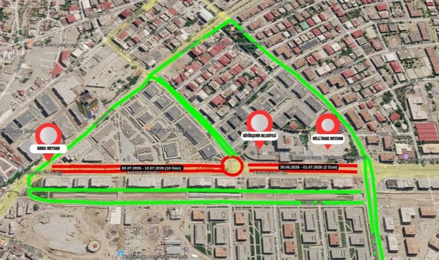 Sürücülerin Dikkatine! Azerbaycan Bulvarı’nda Kısmi Trafik Düzenlemesi..