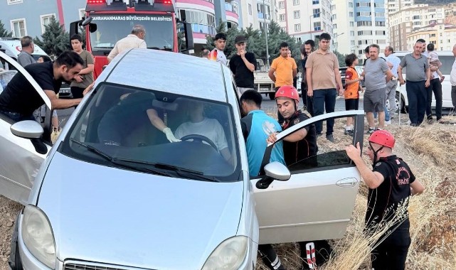Kahramanmaraş’ta İki Otomobil Çarpıştı: 1 Yaralı
