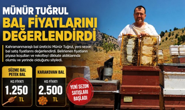 Kahramanmaraş’ta yeni sezon bal fiyatları belirlendi