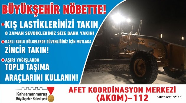 AKOM: “KIŞ ŞARTLARINA KARŞI HAZIRLIKLI OLUN”
