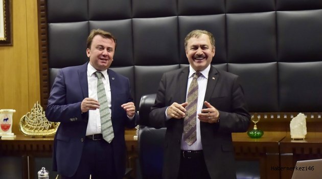 BAKAN EROĞLU’NDAN BÜYÜKŞEHİR’E ZİYARET