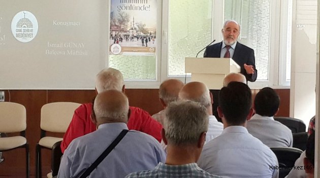 BALÇOVA İLÇE MÜFTÜLÜĞÜNDE CAMİLER HAFTASI KONFERANSI