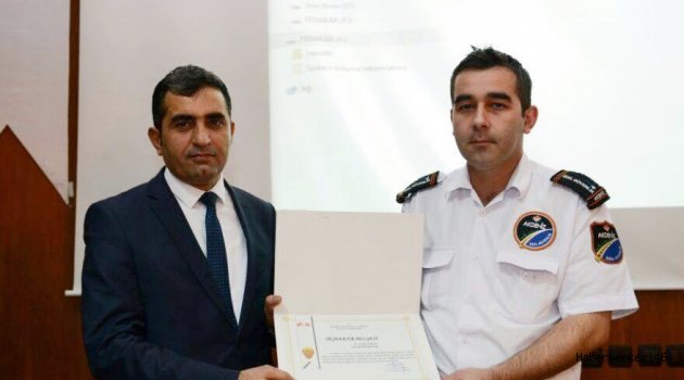 BAŞARILI GÜVENLİK GÖREVLİLERİNE TEŞEKKÜR BELGESİ