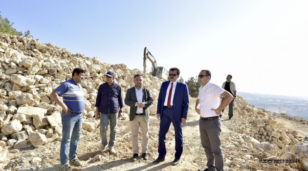 BAŞKAN KUZEY ÇEVRE YOLUNU İNCELEDİ
