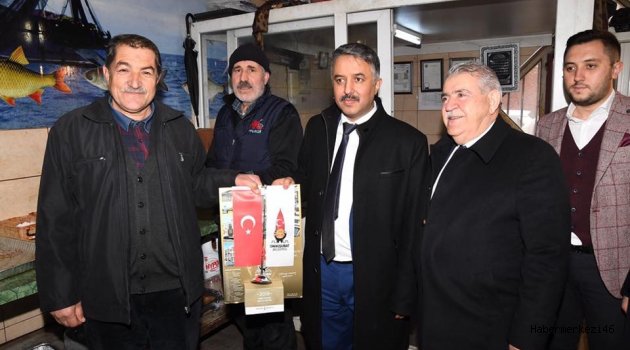 BAŞKAN MAHÇİÇEK, ESNAFLARI ZİYARET ETTİ