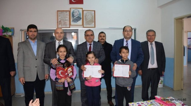 BAŞKAN TEZCAN KARNE HEYECANINA ORTAK OLDU