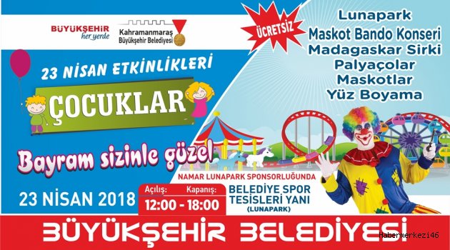 BÜYÜKŞEHİR’DEN ÇOCUKLARA ÖZEL 23 NİSAN