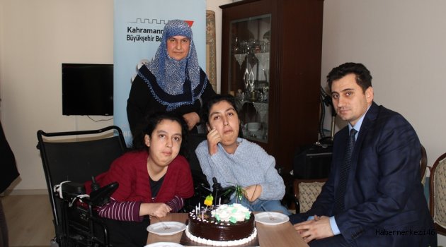 BÜYÜKŞEHİR’DEN ENGELLİ KARDEŞLERE DOĞUM GÜNÜ SÜRPRİZİ