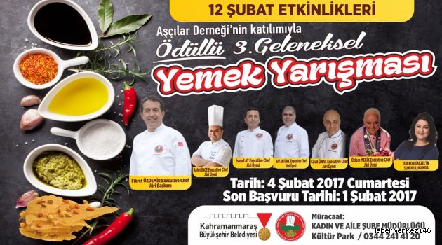 BÜYÜKŞEHİR’DEN ÖDÜLLÜ YEMEK YARIŞMASI