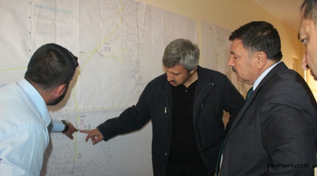 EKİNÖZÜ’NDE İÇME SUYU ÇALIŞMALARI DEVAM EDİYOR