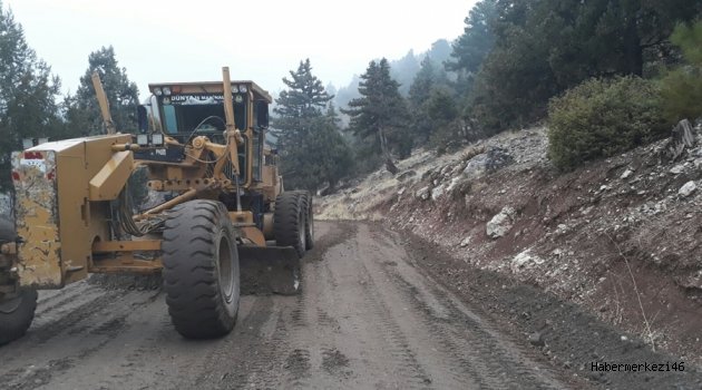 EMİRUŞAĞI YOLUNDA STABİLİZE ÇALIŞMASI