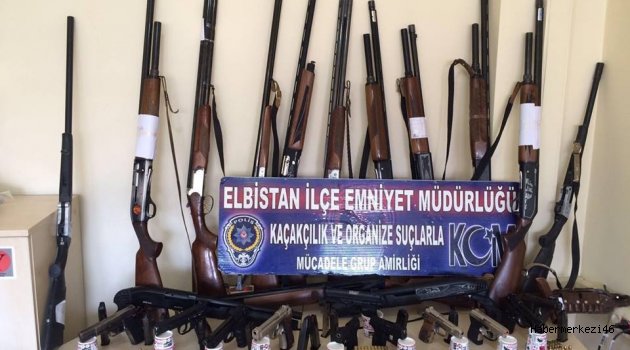EMNİYETTEN KAÇAK SİLAHA BÜYÜK OPERASYON