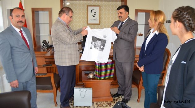 FATİH ANADOLU LİSESİNDEN KAYMAKAM’ A ANLAMLI ZİYARET