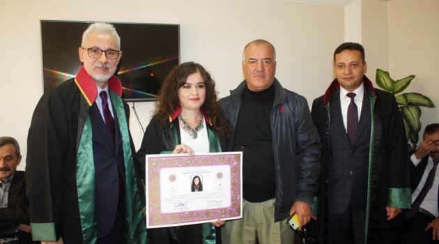 GENÇ AVUKATLAR RUHSATNAMELERİNİ ALKIŞLAR EŞLİĞİNDE ALDI