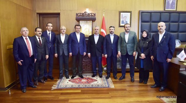 GENEL BAŞKAN YARDIMCISI ATAŞ’TAN BÜYÜKŞEHİR’E ZİYARET