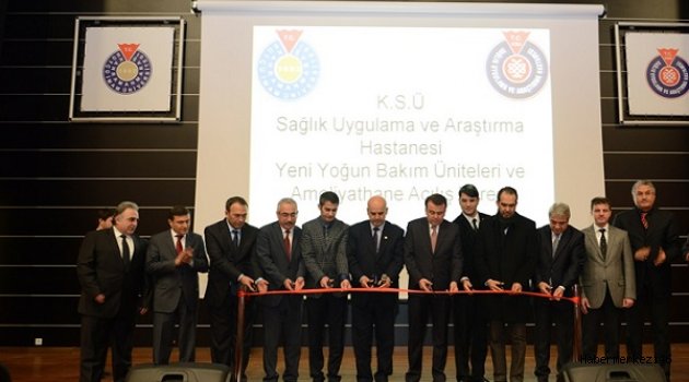KSÜ TIP 13 YENİ AMELİYATHANEYE KAVUŞTU...